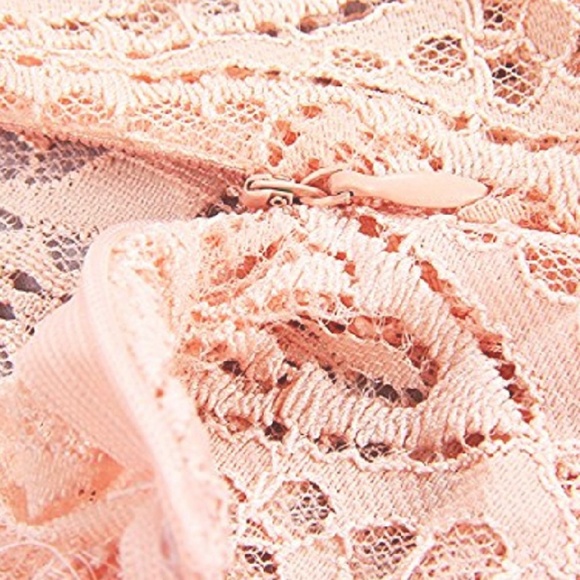 Sexy Blush Lace One Piece - Picture 7 of 8